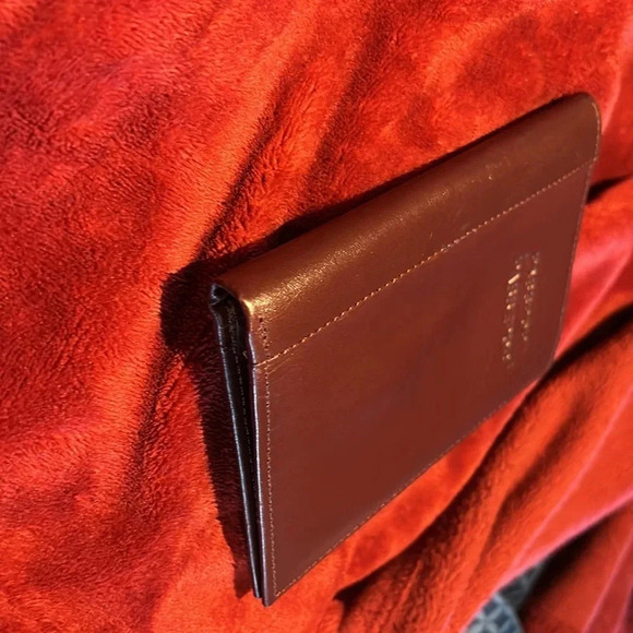 Genuine Leather wallet passport card holder in chocolate Brown - Picture 11 of 17